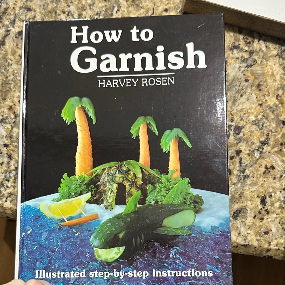 VINTAGE Midcentury Garnishing Tool Set with instructional Cookbook